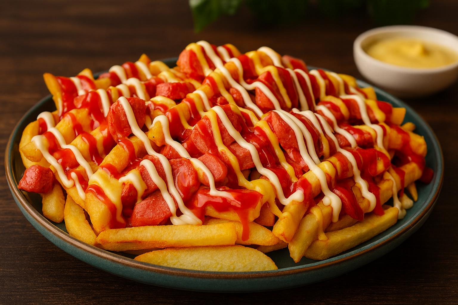 peruvian salchipapa